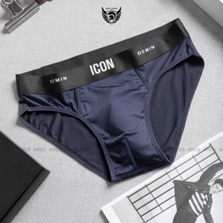 Quần lót nam , quần sịp tam giác họa tiết icon cao cấp chất thun lạnh kháng khuẩn co giãn 4 chiều