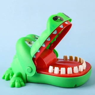 Đồ chơi khám răng cá sấu há miệng cắn tay giải trí vui nhộn xả stress, trò chơi cá sấu cắn ngón tay bấm răng loại lớn to