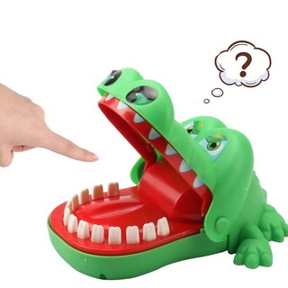 Đồ chơi khám răng cá sấu há miệng cắn tay giải trí vui nhộn xả stress, trò chơi cá sấu cắn ngón tay bấm răng loại lớn to