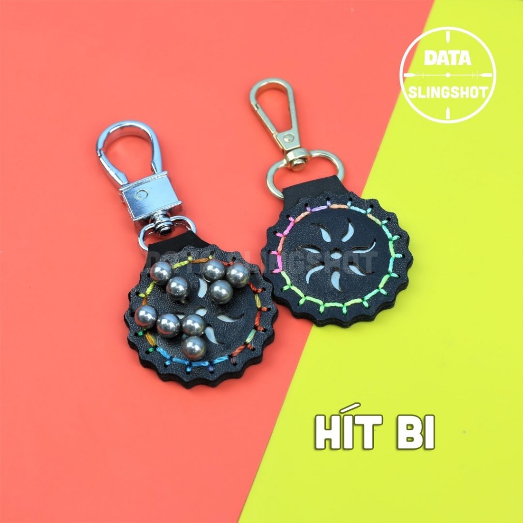 Móc Khoá Nam Châm Hít Bi Mặt Trời - DŨNG DATA SLINGSHOT