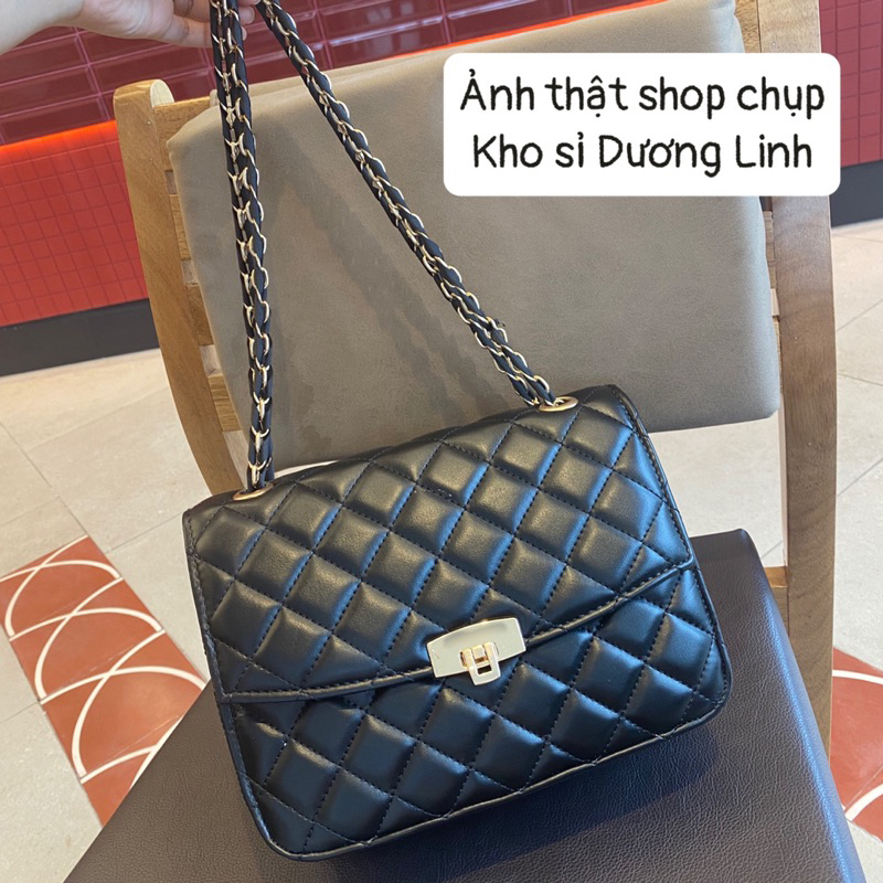 [NEW ARRIVALS] - Túi xách ô trám size 24cm (ảnh thật)
