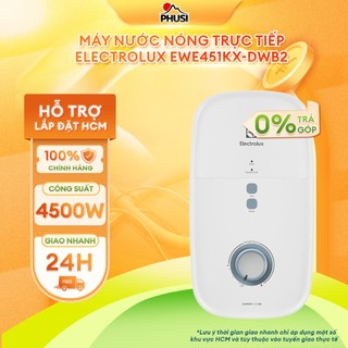 Máy nước nóng trực tiếp electrolux ewe451kx-dwb2 - hàng chính hãng