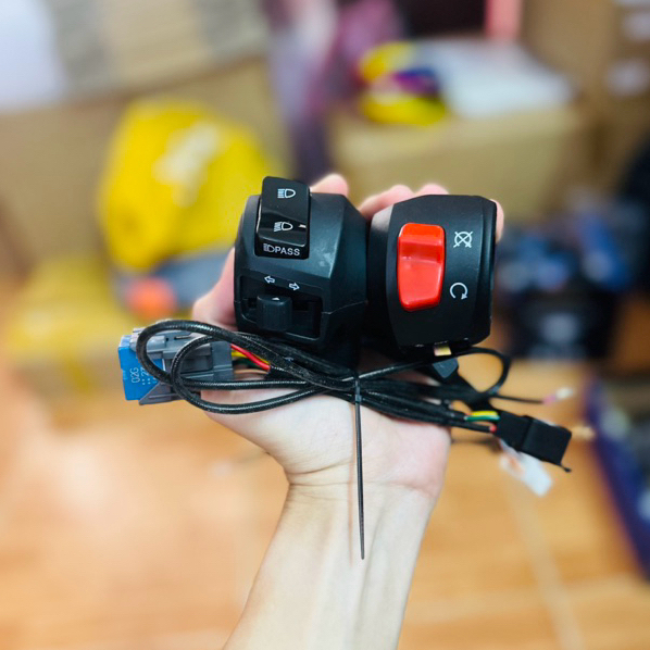 [Mod Sẵn] Cùm Công Tắc Ex150/2019 Mod Sẵn Full Chức Năng Cho Ex150/2015-2018