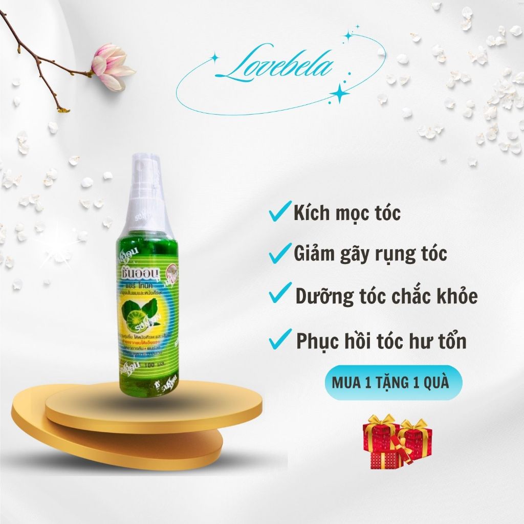 Xịt mọc tóc Thái Lan dưỡng tóc chống rụng tóc tinh dầu bưởi kích mọc tóc nhanh phục hồi hư tổn tóc cam kết hiệu quả