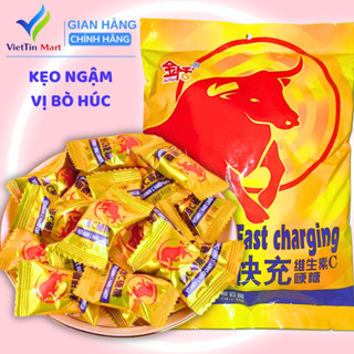 Kẹo Ngậm Tăng Lực Vị Bò Húc Gói 320g