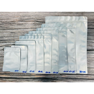1kg túi zip đáy đứng mặt bạc mặt trong hàng đẹp
