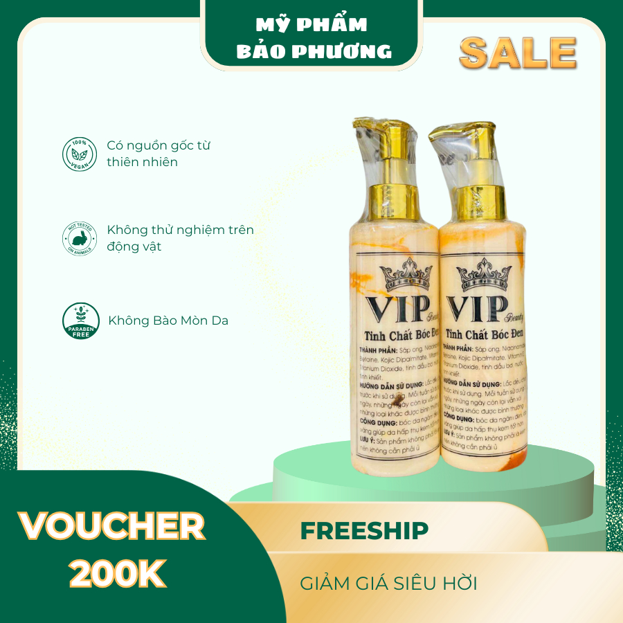 Tinh chất bóc đen VIP X3 chất kem body [ hàng loai I ]