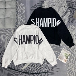  Áo Sweater Champion chữ rời áo khoác nam nữ chất liệu nỉ bông cotton full tag mạc 
