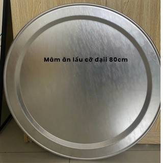 Mâm Nhôm Cỡ Đại 79cm GIÁ RẺ NHẤT ,mâm ăn lẩu mâm tròn ăn cơm. Đồ dùng phòng bếp để ăn cơm, cỗ, tiệc,