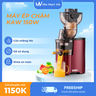 Máy Ép Chậm Công Nghiệp KAW  Ép Hoa Quả Trái Cây Giữ Trọn Dinh Dưỡng, Dễ Vệ Sinh Công Suất Lớn