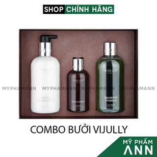  Xịt tinh dầu bưởi Vijully kích mọc tóc và Dầu xả dừa và Dầu gội bưởi Vi Jully chính hãng 