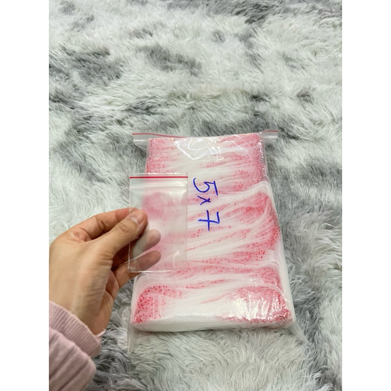 túi zip chỉ đỏ (100gr/ gói)