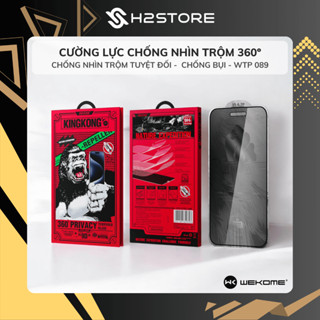 Kính cường lực chống nhìn trộm 360 độ KingKong WEKOME WTP-089 cho iPhone 13, 14, 15, 16 Pro Max