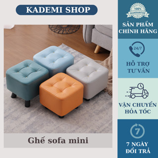 Ghế đôn sofa, ghế sofa đơn mini dáng vuông KADEMI BTU152