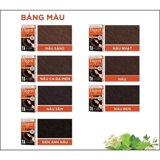 Nhuộm tóc thảo dược Bigen Nhật Bản ( nhuộm tóc phủ bạc )