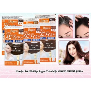 Nhuộm tóc thảo dược Bigen Nhật Bản ( nhuộm tóc phủ bạc )
