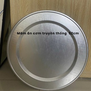 Mâm nhôm cỡ đại 52cm và 32cm  loại to tròn các cỡ hàng loại 1, đồ dùng phòng bếp để ăn cơm, cỗ, tiệc, lẩu