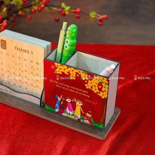 Lịch để bàn - Lịch treo tường - Lịch gỗ handmade