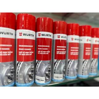 Chai Xịt Vệ Sinh Đĩa Phanh Ô Tô Wurth Brake Cleaner 500ml Tẩy Rửa Làm Sạch Dầu Mỡ Bụi Kim Loại