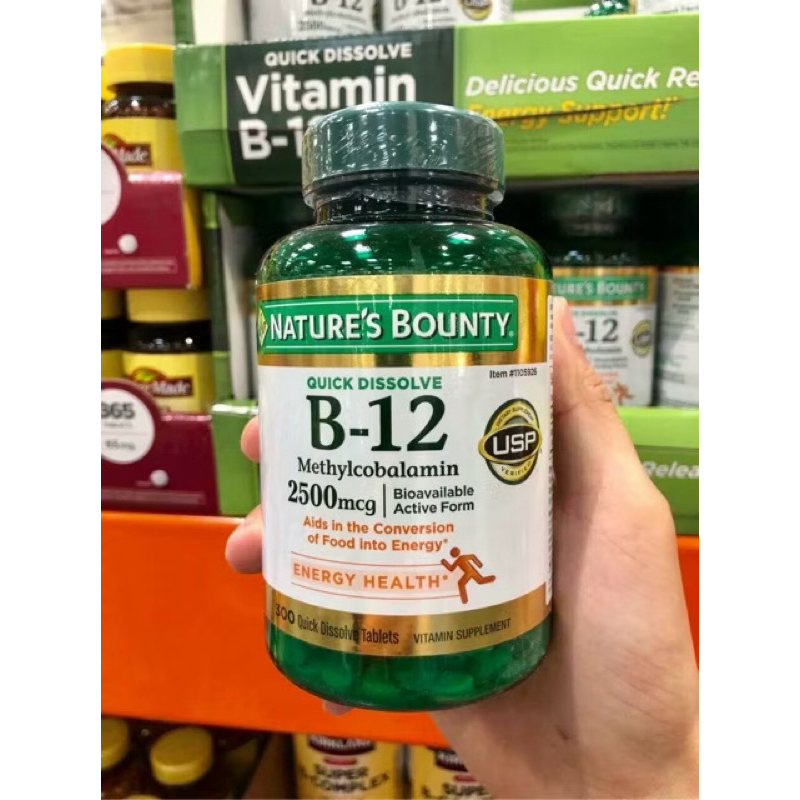 Vitamin B-12 Nature’s Bounty 2500mcg