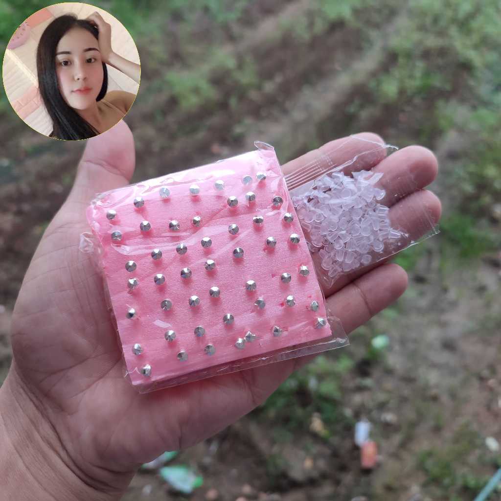 Khuyên tai (đạn bắn lỗ tai) vỉ 100 cái