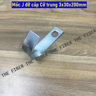 Móc J đỡ cáp quang cáp điện treo cột