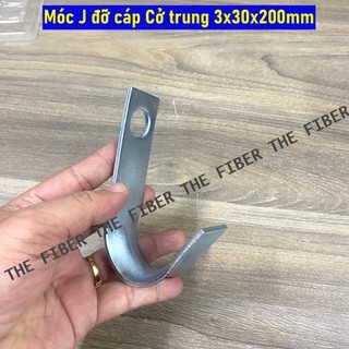 Móc J đỡ cáp quang cáp điện treo cột