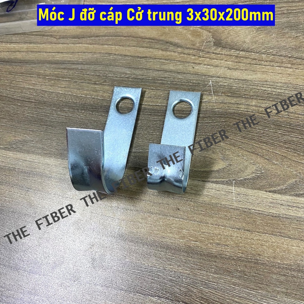 Móc J đỡ cáp quang cáp điện treo cột