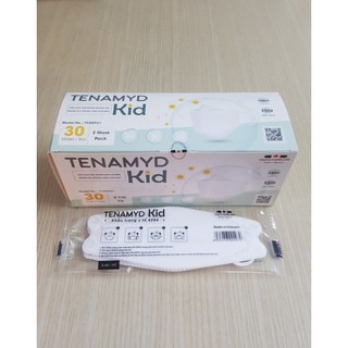  Khẩu trang KF94 Tenamyd cho người lớn trẻ em 4 lớp vải không dệt giấy kháng khuẩn thoáng mát mềm mại 