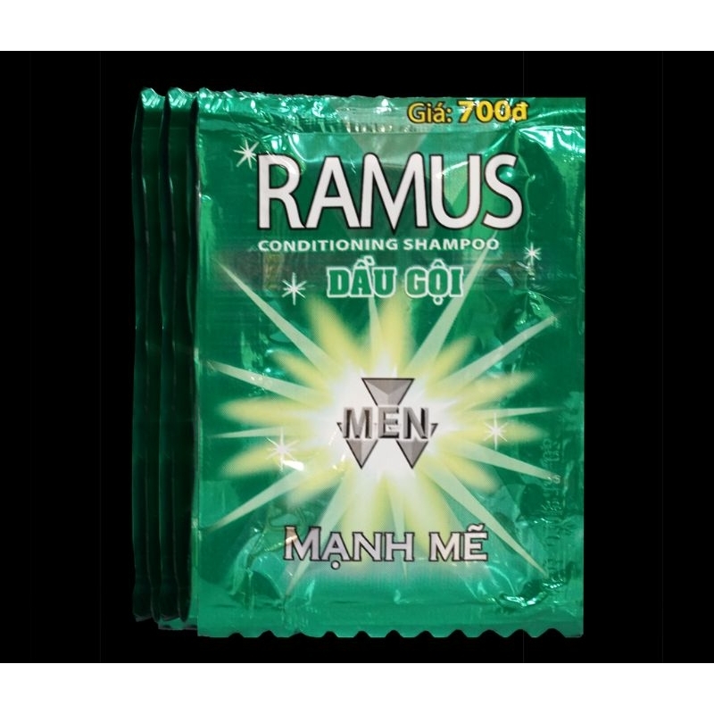 Combo 3 dây x 11 gói dầu gội Ramus men