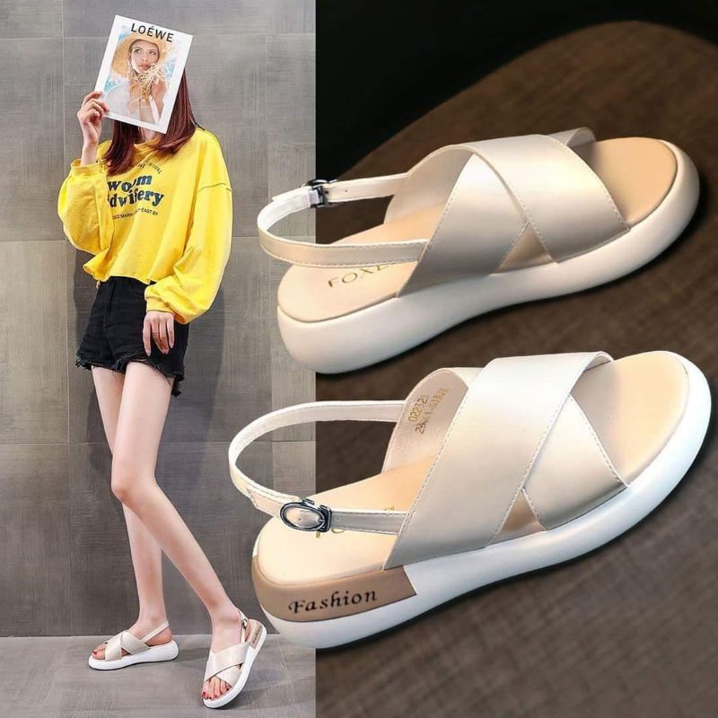 Giày Sandal dây chéo Foxer size 37