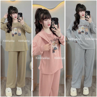 Bộ Đồ Bầu Mặc Nhà Áo Font QuầnTăm( hàng loại 1).