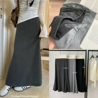 Chân váy thun nỉ dáng đuôi cá dài WGWE 9975