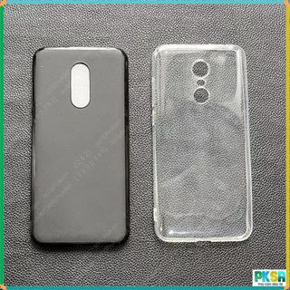 Ốp lưng Xiaomi Redmi 5 plus loại dẻo đen trơn TPU, loại dẻo trong suốt bền đẹp
