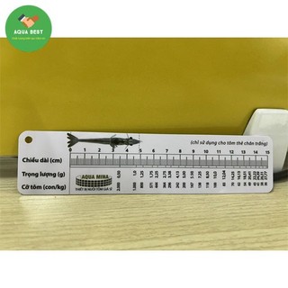 [Chính Hãng] Thước đo chiều dài tôm,Thước đo tôm,Thước đo size tôm, Thước đo kích thước tôm
