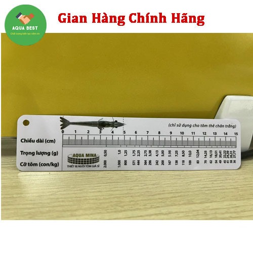 [Chính Hãng] Thước đo chiều dài tôm,Thước đo tôm,Thước đo size tôm, Thước đo kích thước tôm