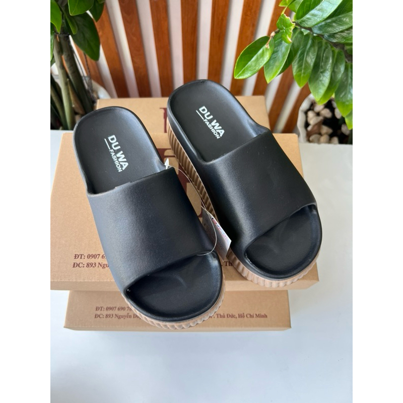 Dép đúc bánh mì DUWA nguyên khối cao 7p mang êm chân
