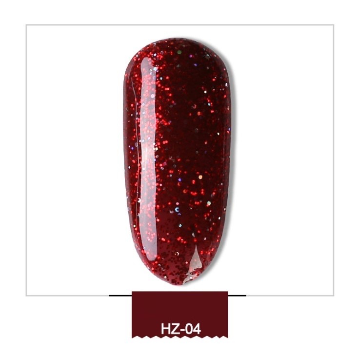 Sơn AS đỏ mã HZ-04 (Chai) sơn móng học nail