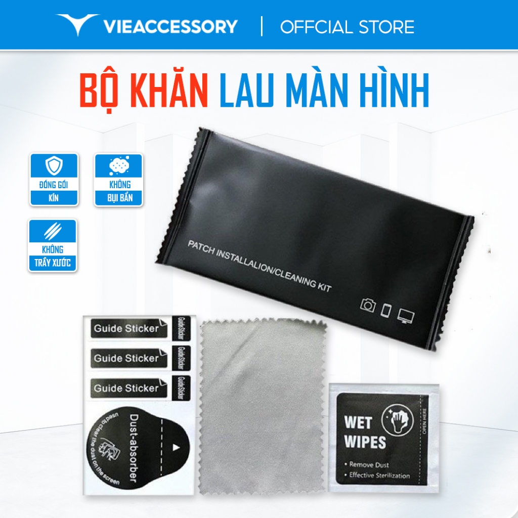 Bộ Giấy Khăn Lau - Lấy Bụi Dùng Vệ Sinh Màn Hình, Dán Cường Lực Điện Thoại, Lau Kính