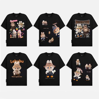 Labubu - Áo thun Labubu Victory V4 tay lỡ, form rộng vải Cotton - Thời trang Local Brand nam nữ Unisex Streetwear