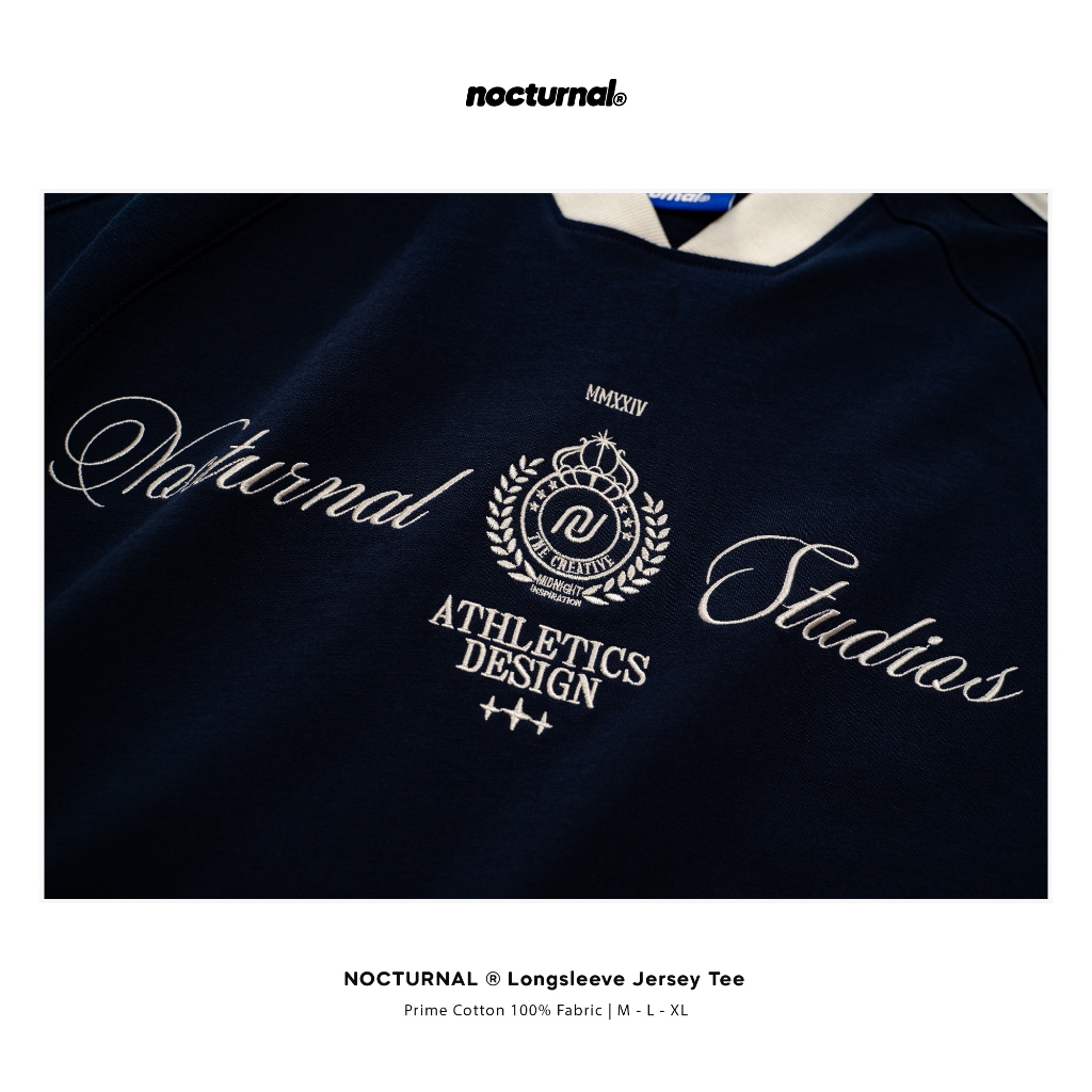 Áo Thun Tay Dài NOCTURNAL Longsleeve Jersey Tee Cotton 100% Nam Nữ Unisex Local Brand | BigBuy360 - bigbuy360.vn