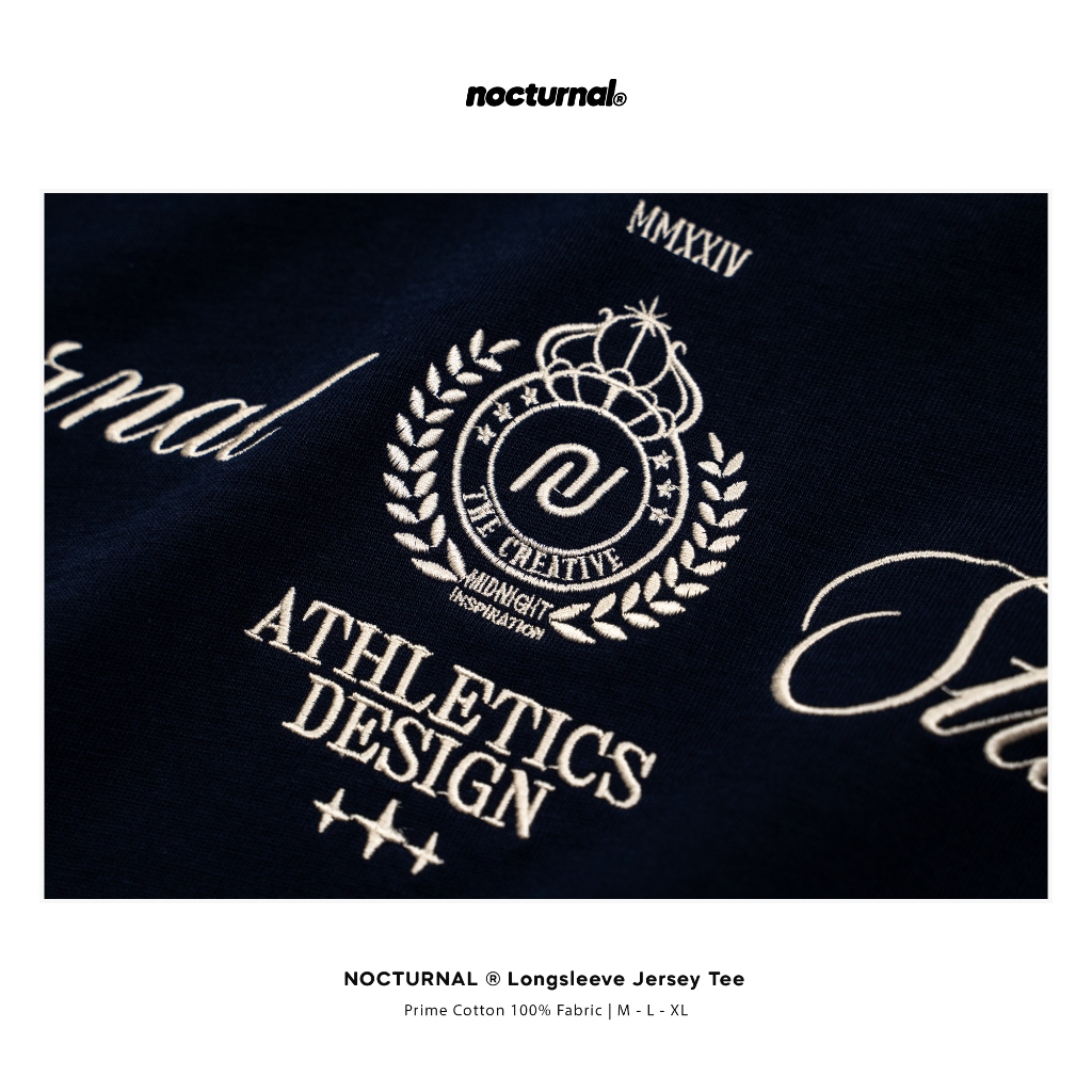 Áo Thun Tay Dài NOCTURNAL Longsleeve Jersey Tee Cotton 100% Nam Nữ Unisex Local Brand | BigBuy360 - bigbuy360.vn