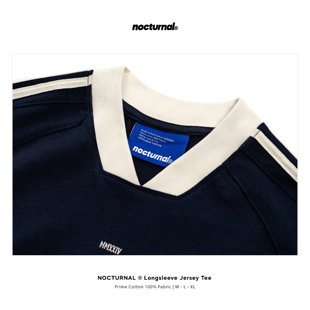 Áo Thun Tay Dài NOCTURNAL Longsleeve Jersey Tee Cotton 100% Nam Nữ Unisex Local Brand | BigBuy360 - bigbuy360.vn