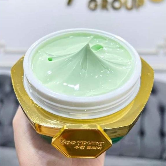 [Tặng serum] Combo Face Xanh Lục Tảo Soo Young Chính Hãng + Face Tím Lục Tảo Soo Young