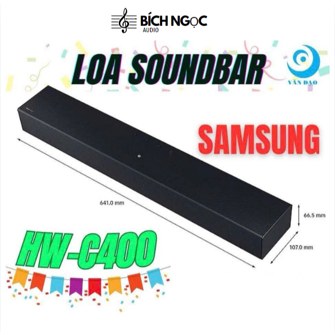 Loa thanh Samsung HW-C400/XV 40W 2.0 - hàng chính hãng - bảo hành 12 tháng