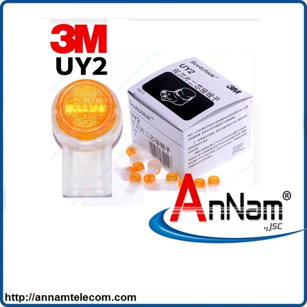 Hạt rệp UY 3M hạt rệp nối cáp điện thoại, mạng rãnh to
