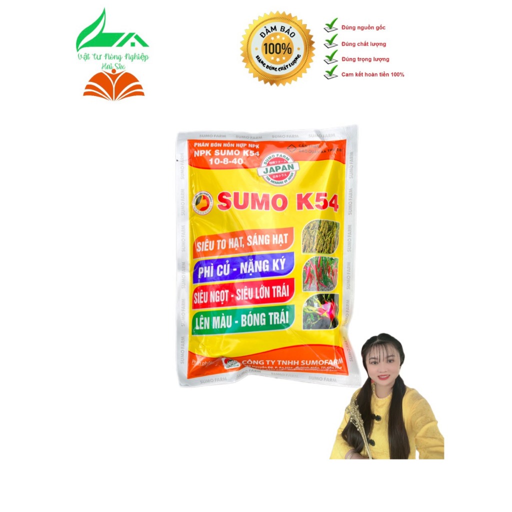 NPK SUMO K54 10-8-40 của công ty SUMOFARM