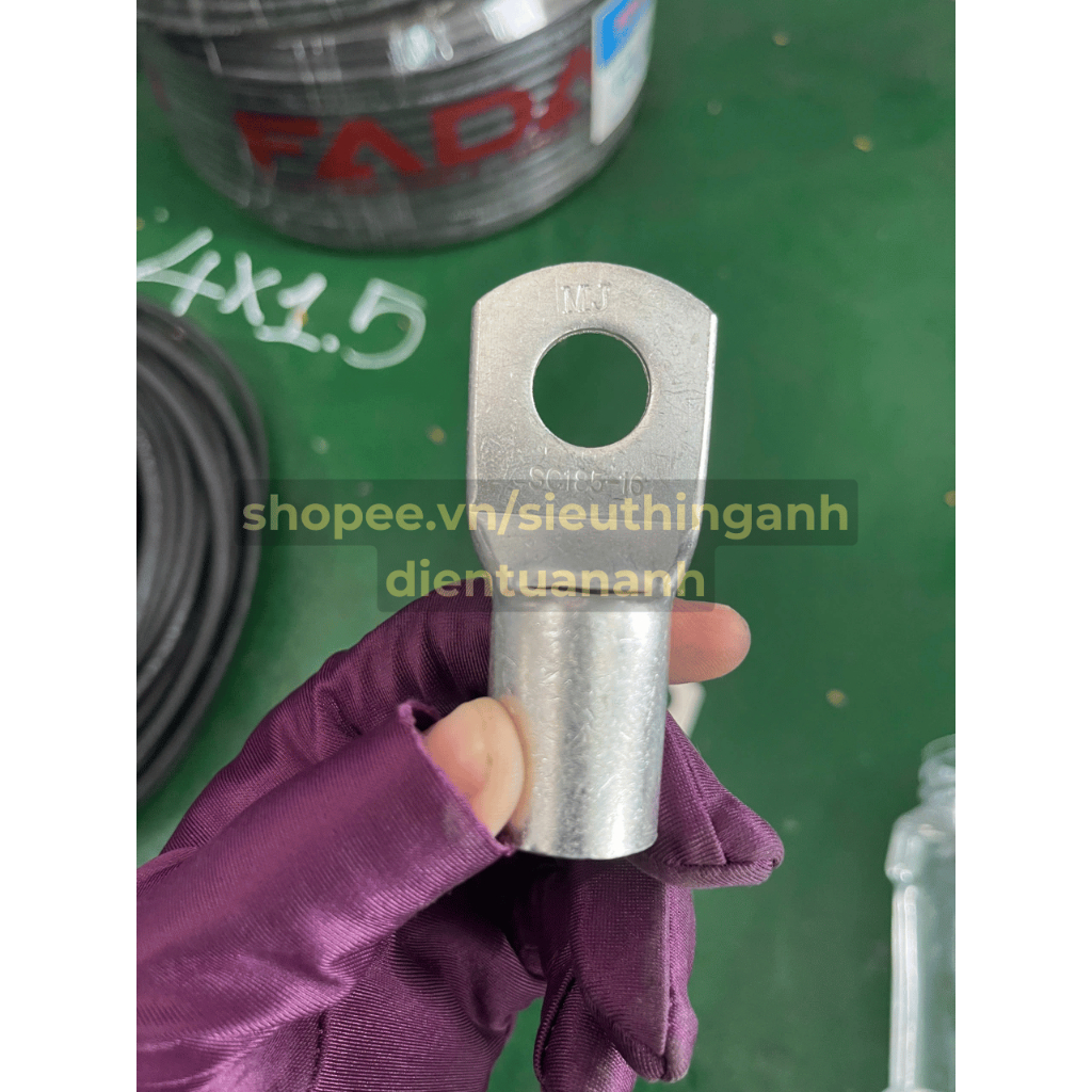 [ĐẦU COS ĐIỆN SC size lớn] ĐẦU COS ĐIỆN ĐẦU CỐT ĐỒNG ĐỎ XI KẼM COSSE ỐNG NỐI CÁP ĐIỆN SC 75/90/120/1