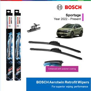 BỘ GẠT MƯA BOSCH AEROTWIN 26" & 18": KIA SPORTAGE ĐỜI XE 2022 ĐẾN NAY