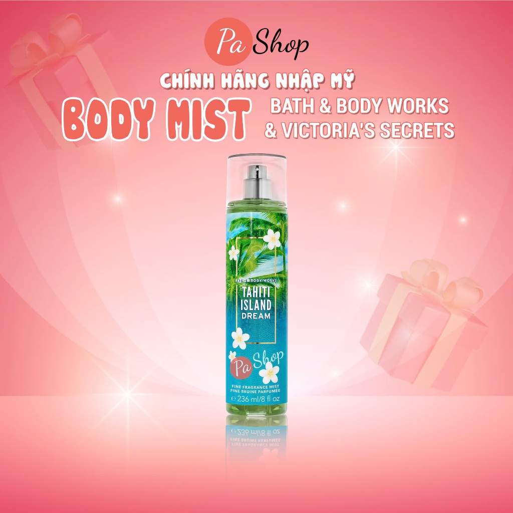 Body mist Tahiti Island Dream xịt thơm toàn thân